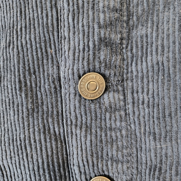 Free People Corduroy Mini Skirt Blue Size 6 - Picture 3 of 8